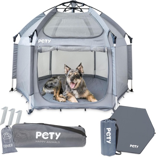 Tente mobile pour chien - 150 x 100 cm