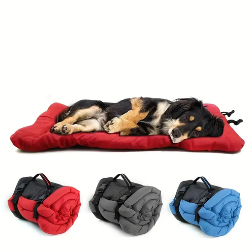 Matelas pliable et portable pour chien